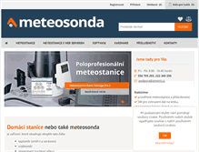 Tablet Screenshot of meteosonda.cz